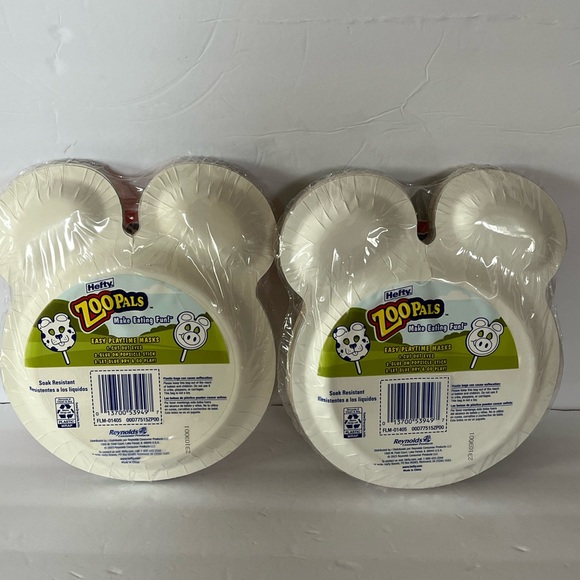 Hefty Zoo pals Zoopals party fishes serve ware New in package various designs - Picture 2 of 5